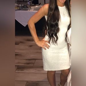 Lulus white midi dress